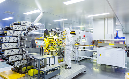 Ligne automatis&eacute;e d'emballage de produits finis