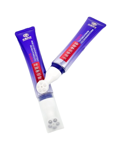 Tube oculaire de massage &agrave; cinq rouleaux D19
