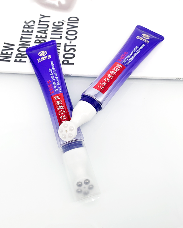 Tube oculaire de massage &agrave; cinq rouleaux D19
