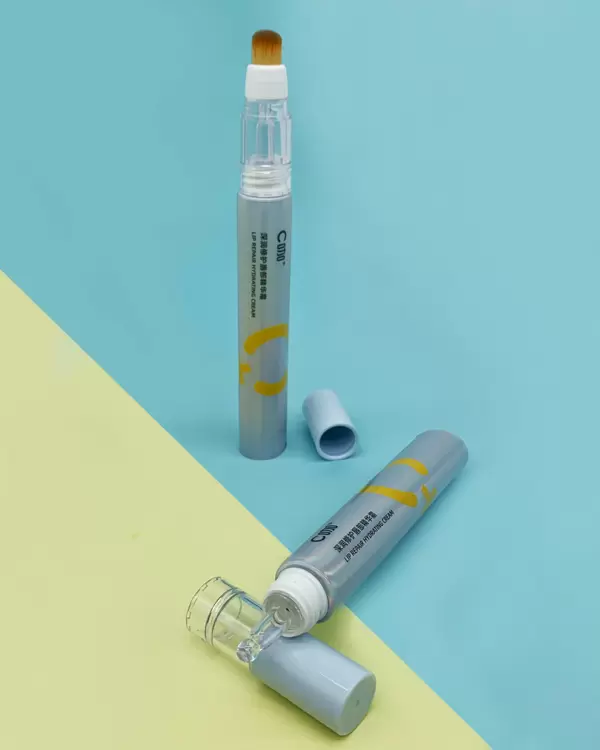 Tube de r&eacute;paration profonde multi-applicateur | Emballage de traitement de s&eacute;rum &agrave; t&ecirc;tes personnalis&eacute;es D16-D30