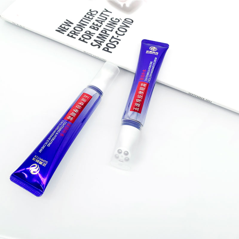Tube oculaire de massage &agrave; cinq rouleaux D19