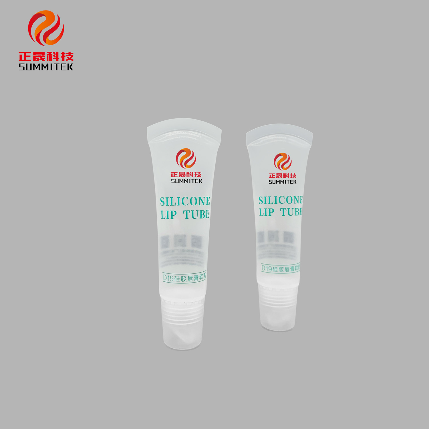 Tube applicateur &agrave; l&egrave;vres en silicone D19