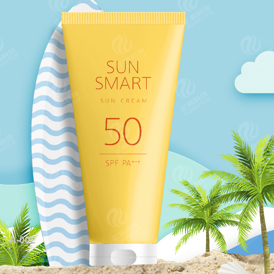 Beaux tubes en plastique de protection solaire