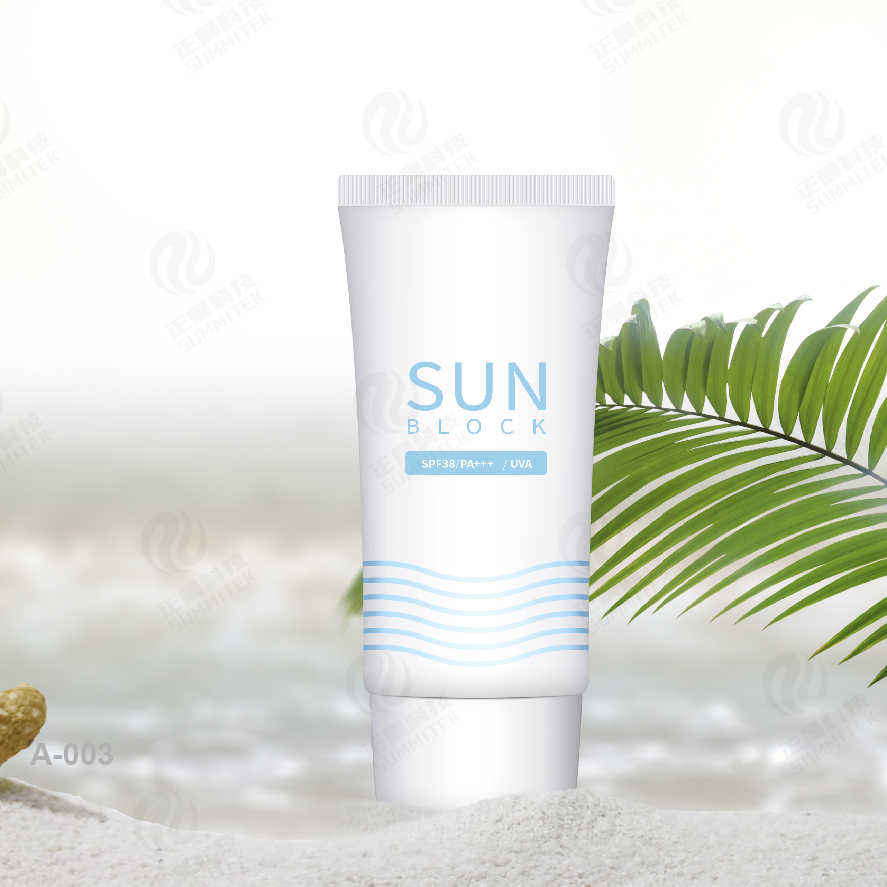 Beaux tubes en plastique de protection solaire