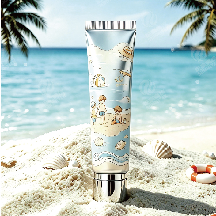 Beaux tubes en plastique de protection solaire