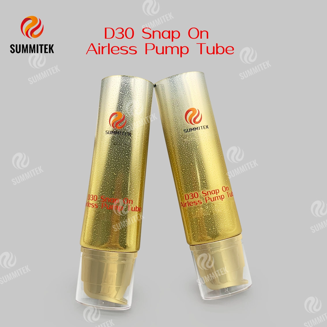 Tube de pompe sans air &agrave; clipser D30 | Emballage cosm&eacute;tique de pompe &agrave; vide