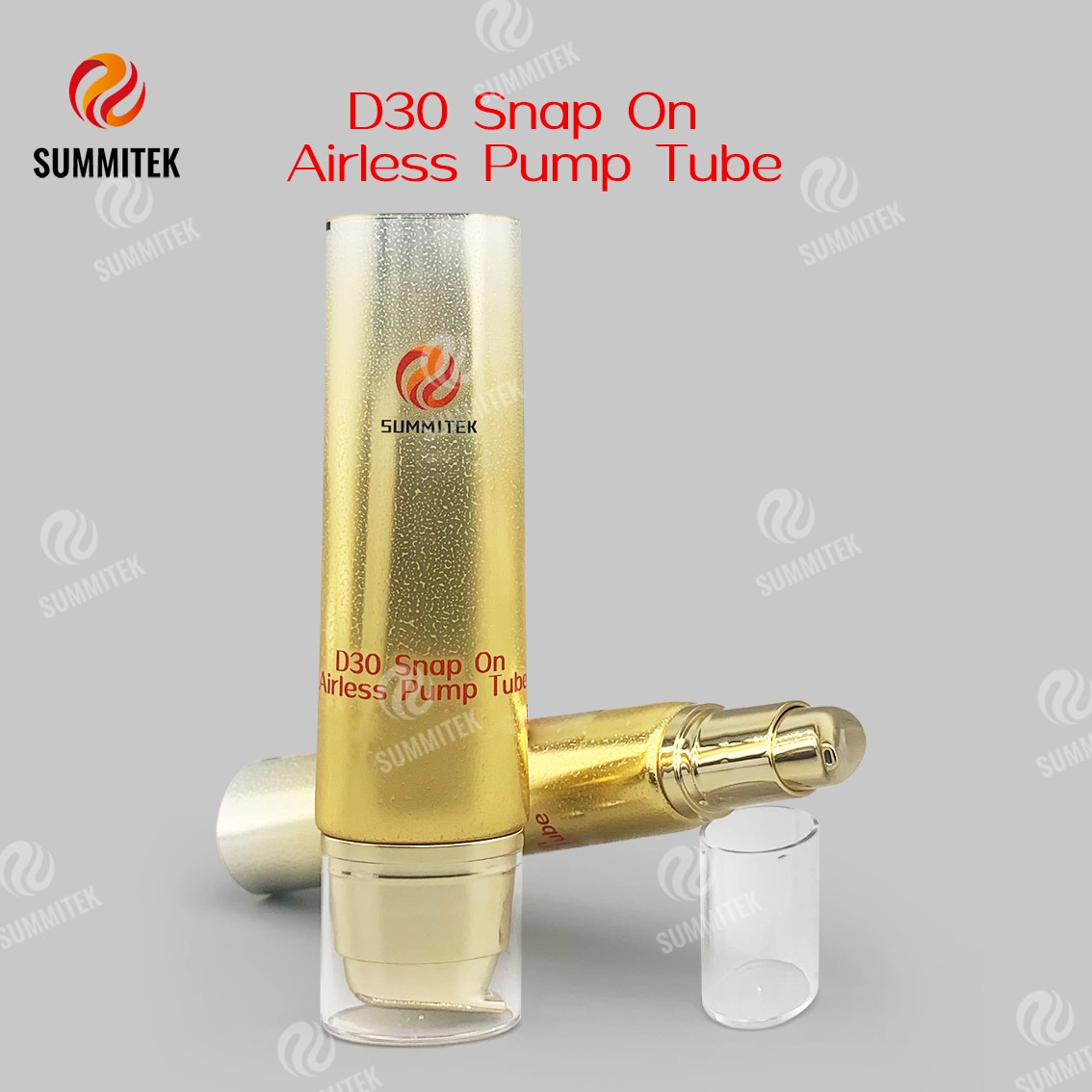 Tube de pompe sans air &agrave; clipser D30 | Emballage cosm&eacute;tique de pompe &agrave; vide