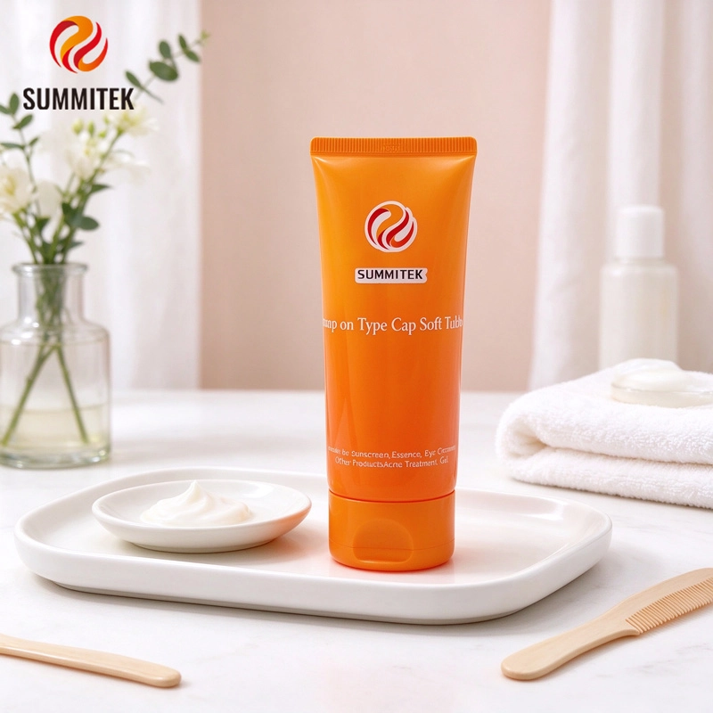 Tube &agrave; capuchon rabattable &agrave; clipser D35 | Emballages de cr&egrave;me solaire et de soins de la peau