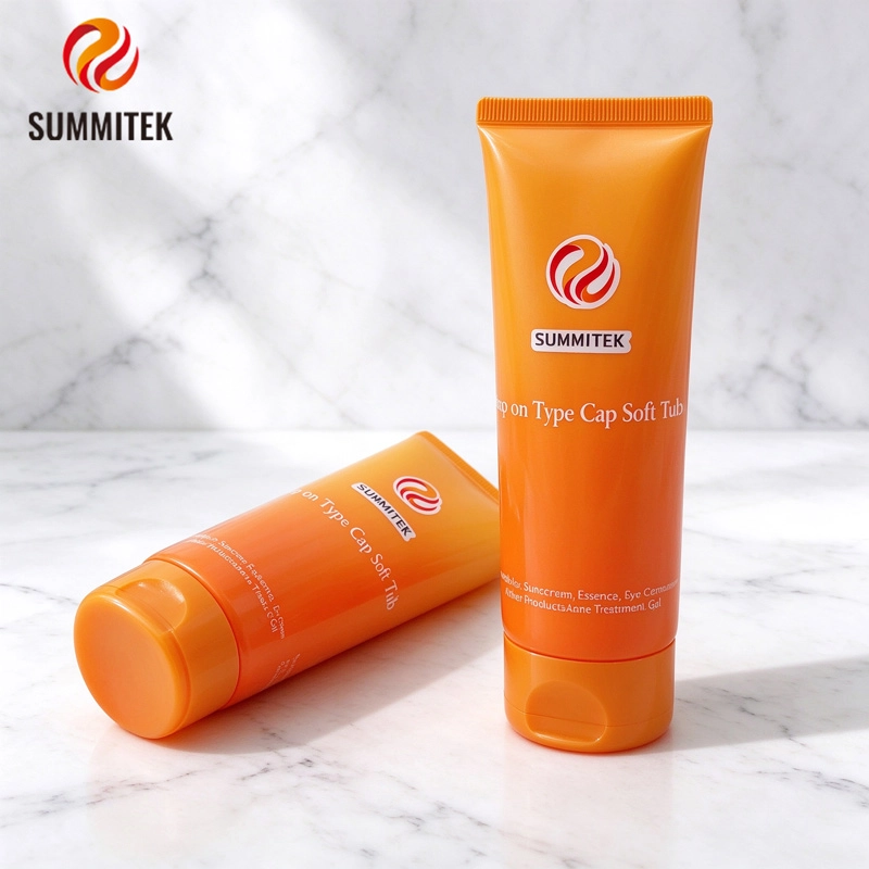 Tube &agrave; capuchon rabattable &agrave; clipser D35 | Emballages de cr&egrave;me solaire et de soins de la peau