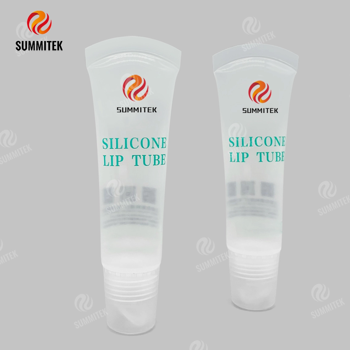 Tube &agrave; l&egrave;vres en silicone translucide D19 | Emballage recyclable de baume &agrave; l&egrave;vres et d'huile &agrave; l&egrave;vres