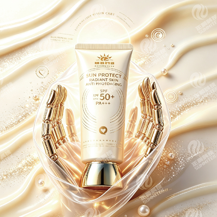 Tube de protection solaire avec capuchon sp&eacute;cial galvanis&eacute; | Emballage de protection UV PE/ABL