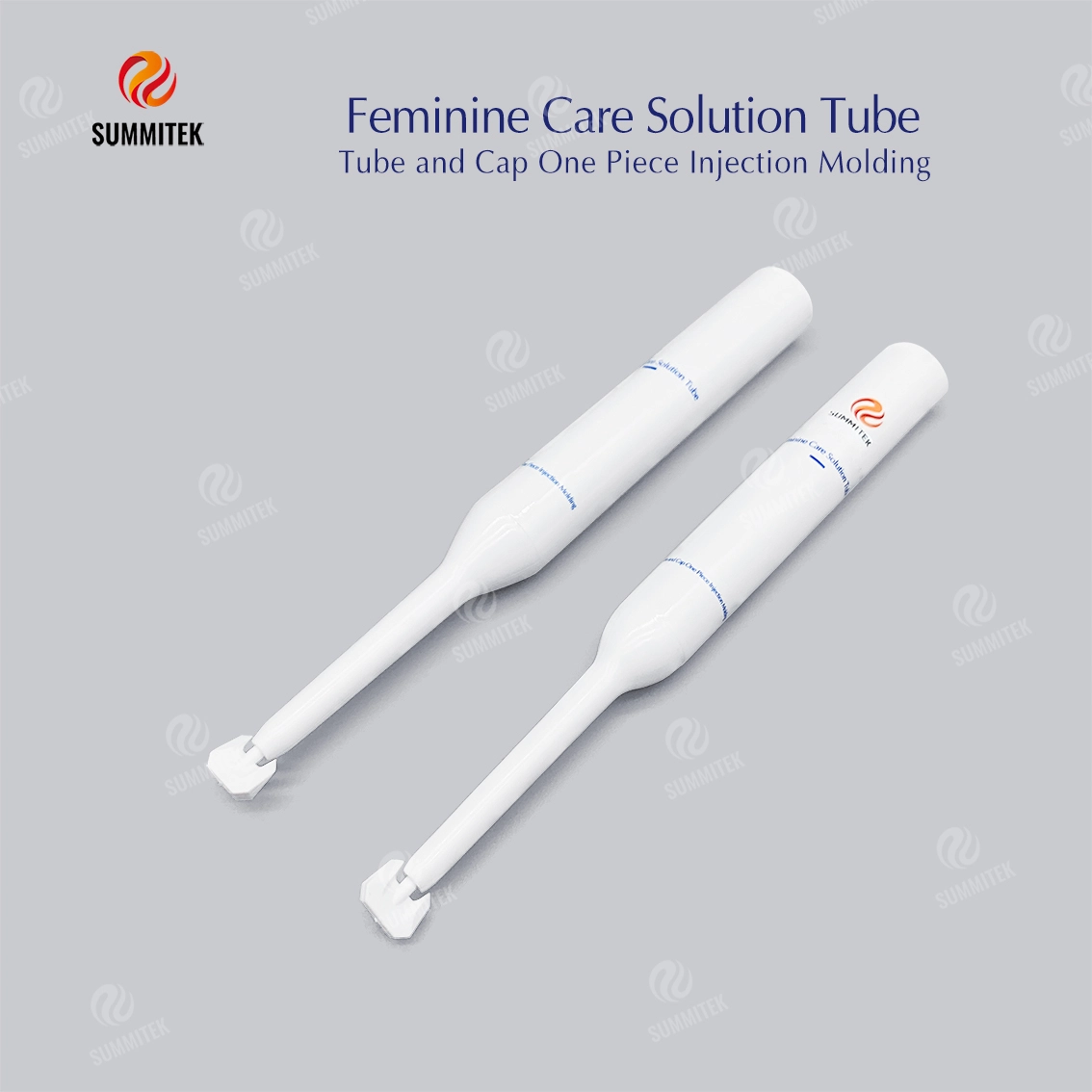 Tube de soins f&eacute;minins &agrave; buse longue | Tube &eacute;cologique de carbonate de calcium nanom&eacute;trique D16/D19