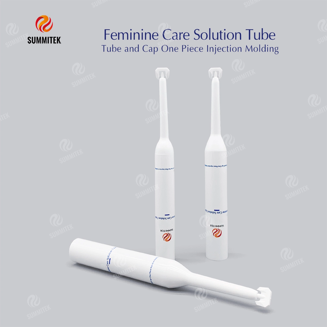 Tube de soins f&eacute;minins &agrave; buse longue | Tube &eacute;cologique de carbonate de calcium nanom&eacute;trique D16/D19