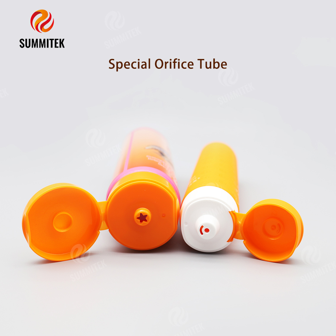 Tube rond &agrave; orifice sp&eacute;cial | Bouchon de forme personnalis&eacute;e, PE/ABL/biod&eacute;gradable
