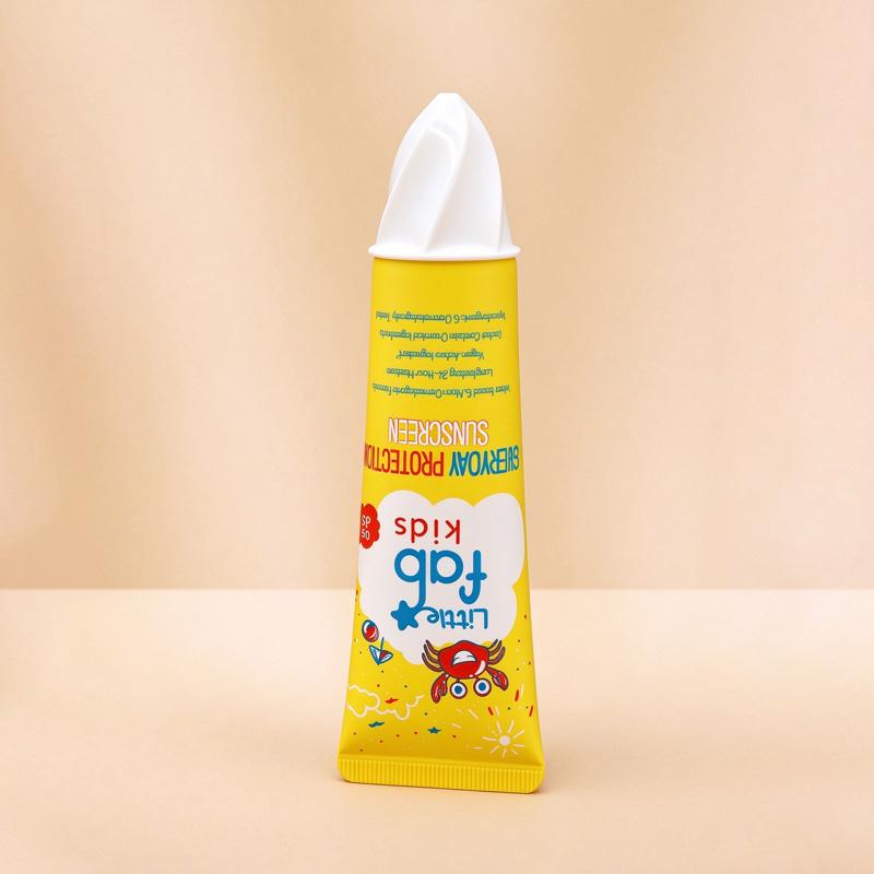 Tube de cr&egrave;me solaire et hydratante pour enfants avec capuchon &agrave; pression pour cr&egrave;me glac&eacute;e